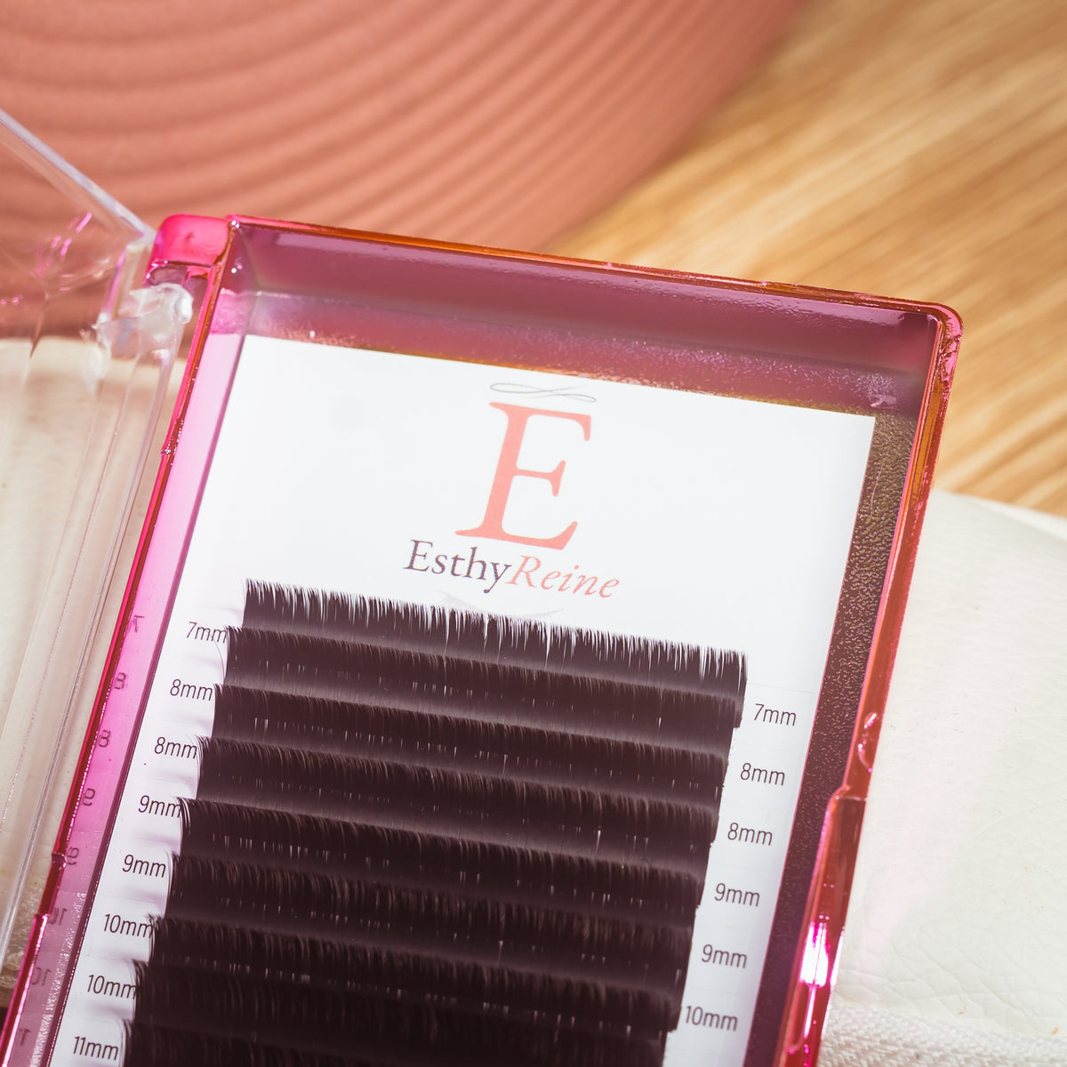 Cils Easy Fans Dark Choco 0.07 — Boîte Mix 7-15 mm · 16 lignes