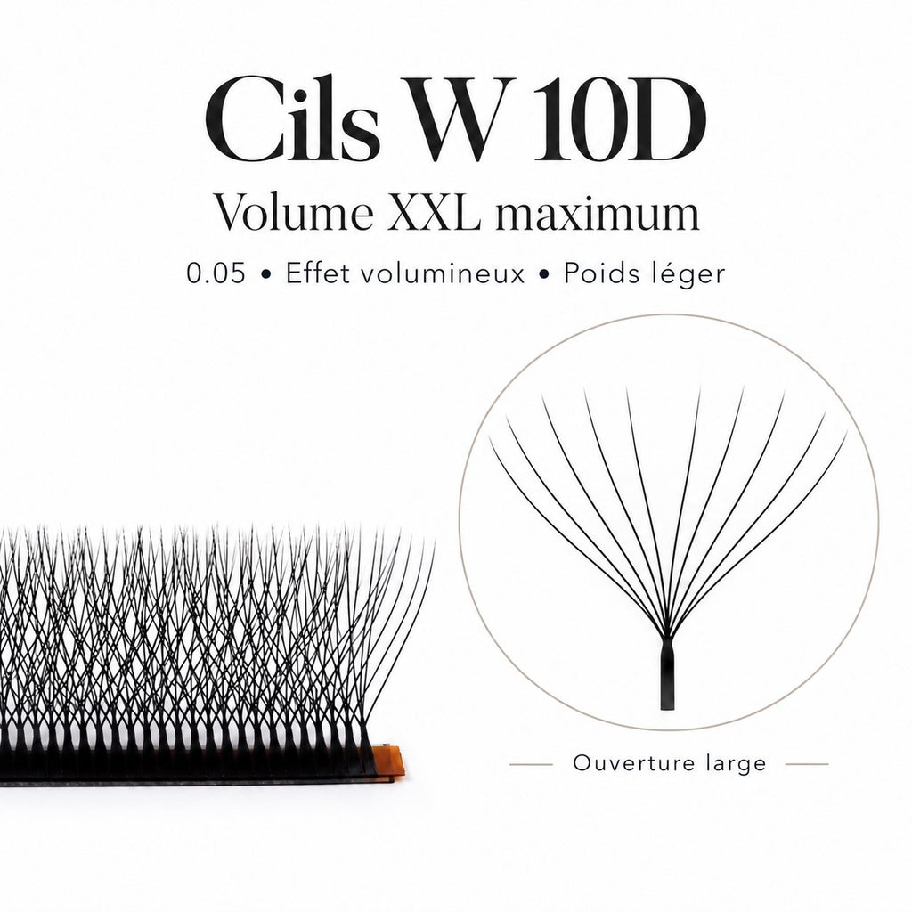 Cils Smart Lash 10D W — boîte mix 7-15 mm — EsthyReine
