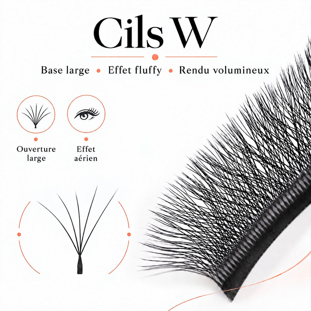 Cils Smart Lash 5D W — boîte mix 7-15 mm — EsthyReine