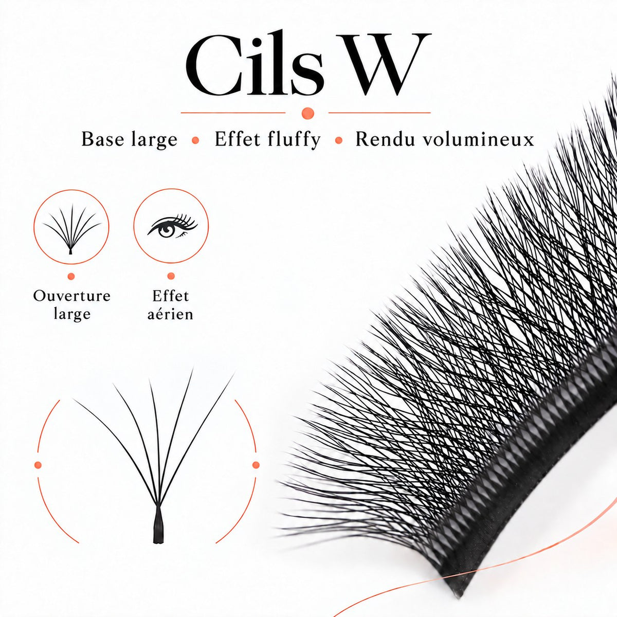 Cils Smart Lash 5D W — boîte mix 7-15 mm — EsthyReine