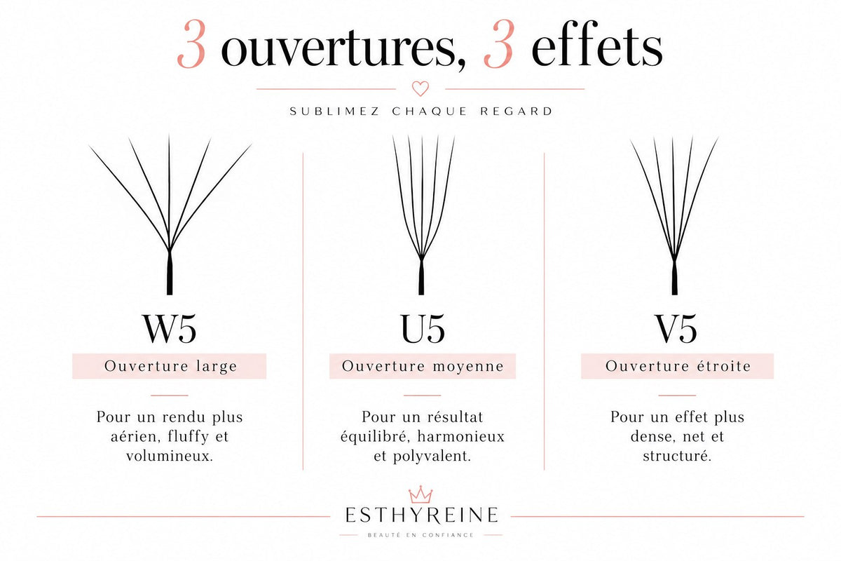 Cils Smart Lash 5D W — boîte mix 7-15 mm — EsthyReine