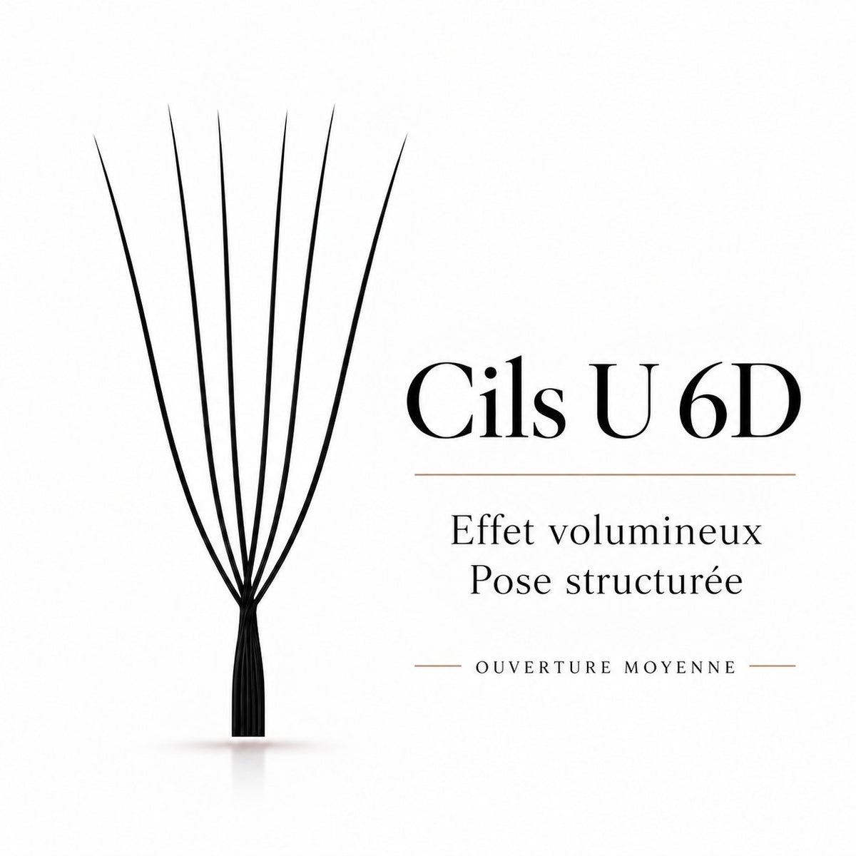 Cils Smart Lash 6D U — boîte mix 7-15 mm — EsthyReine