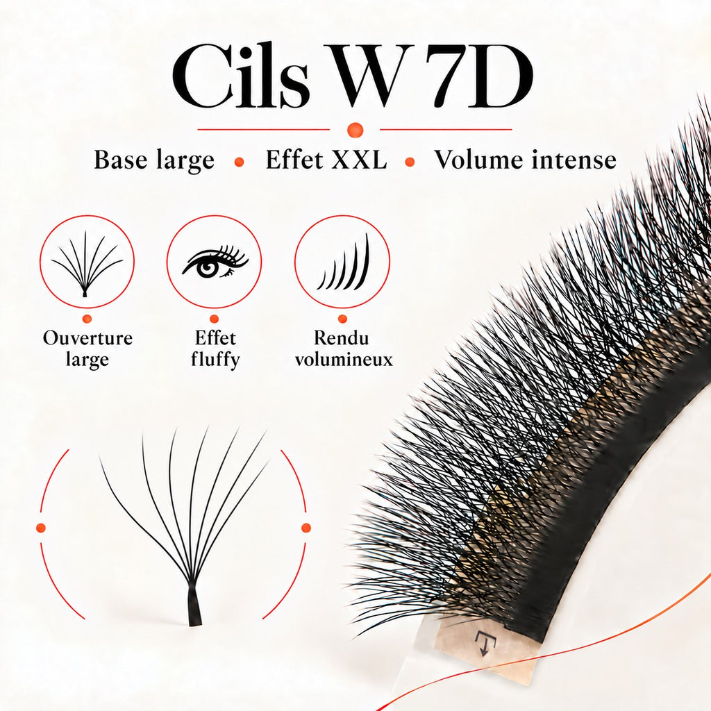 Cils Smart Lash 7D W — boîte mix 7-15 mm — EsthyReine